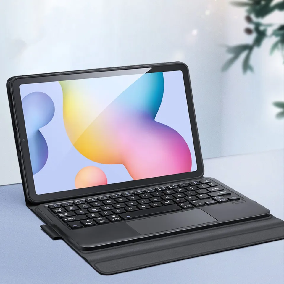 (Just a Keyboard)For Samsung Galaxy Tab S6 Lite DUX DUCIS Detachable  Bluetooth Keyboard Ultrathin Horizontal Flip Leather Case with Touchpad  Sleep