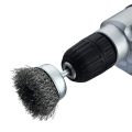 4 Pcs Wire Cup Brush Set, Wire Brush for Drill 1/4 Inch Arbor. 