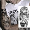 Waterproof Temporary Tattoo Sticker Mechanical Robot Gear Flash Tattoos 3D Bionic Electricity Body Art Arm Tatoo Women Men.