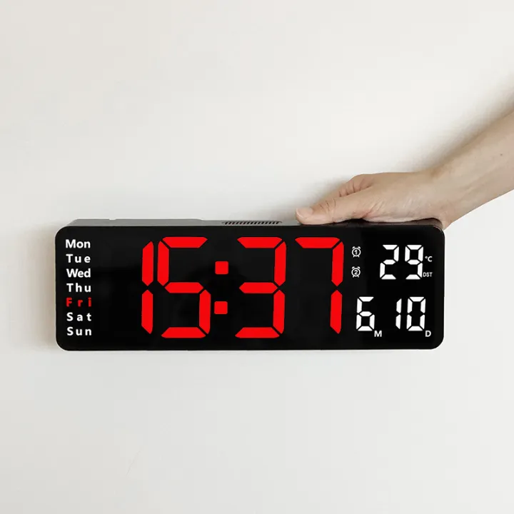 Electronic%20Clock%20Home%20Decoration%20Wall%20Clock%20LED%20Digital%20Temperature%20Date%20Display%20Alarm%20Clock%20Large%20-%20Image%209