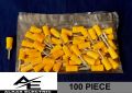 Cable Lug 4-6 Rm Terminal pin type Lugs insulated Connector Clip 4-6 Rm Copper 100 Piece Pack.