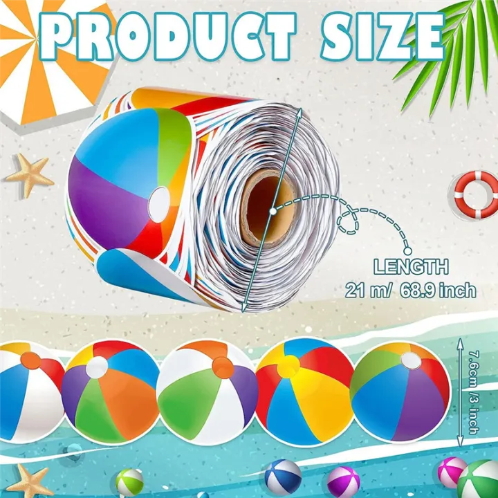Bulletin%20Board%20Border%2068.9%20Feet%20Beach%20Ball%20Border%20Trim%20Borders%20for%20School%20Classroom%20Home%20Chalkboard%20Decoration%20Easy%20Install%20Easy%20to%20Use%20-%20Image%205