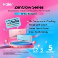 Haier 1.5 Ton ZenGlow Inverter AC | Free Delivery & Installation | 12 Years Compressor Warranty | Energy Saving | Fast Cooling | Colorful AC | ZenGlow-18INVPX6B / ZenGlow-18INVPX6P. 