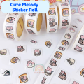 SANRIO STICKER Roll Kuromi Cinnamoroll My Melody Hello Kitty Stiker Kids Stickers Party Pack Gifts 儿童贴纸 三丽鸥 ToyTots Toy Tots.