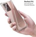 Samsung Galaxy Note 20 Ultra Premium Silicone Case Crystal Clear Soft Tpu Ultra-Thin Transparent Flexible Protective Mobile Phone Back Cover - Phone Back Cover.