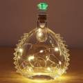 USB Wine Bottle Lights - 2 PCs Creative Stylish Diamond Shaped Head Copper String Cork Lights with Colorful Changing for DIY Party Christmas HalloweenWedding Decoration(Warm White). 