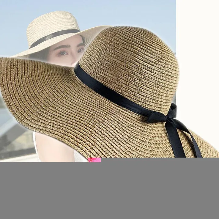 %E3%80%90Happy%20childhood%20memories%E3%80%91%EF%BC%88NEW%EF%BC%89Hats%20For%20Women%20Ladies%20Hat%20Straw%20Hat%20Hat%20Woman%20Summer%20Seaside%20Beach%20Han%20Pepper%20Butterfly%20Knot%20Ribbon%20Female%20Sunscreen%20Straw%20Hat%20Foldable%20Hat%20Hats%20Baseball%20Cap%20Dad%20Hat%20Cap%20Bucket%20Hat%20Beret%20Beach%20Hat%20Summer%20Hat%20Straw%20Hat%20Baseba%20-%20Image%202
