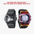 2Pcs Tempered Glass Screen Protector For Casio G Shock GBD-200 DW-5600 GBX-100 GMW-B5000 GX-56 GW-6900 Anti-Scratch Film Glass.