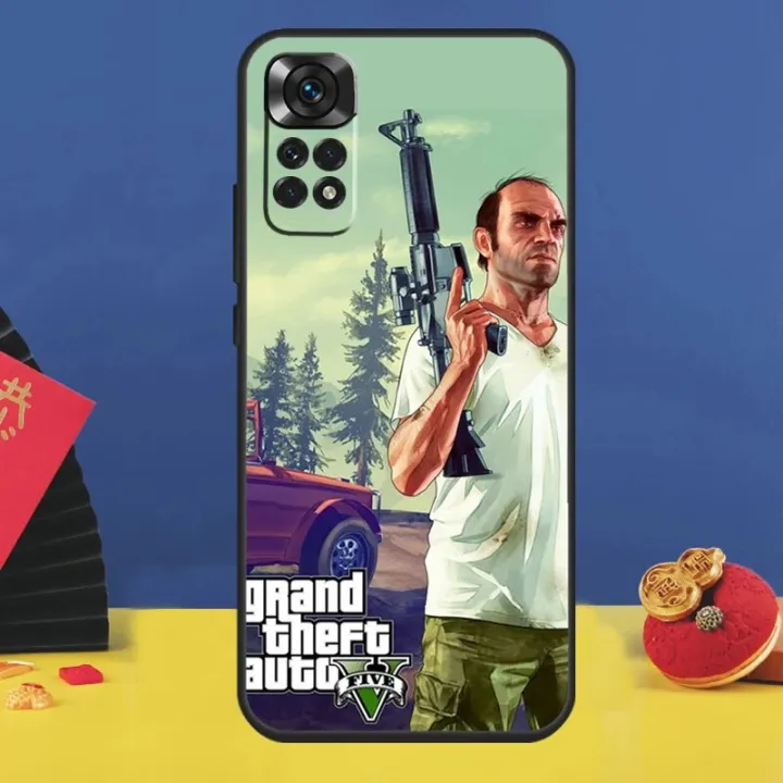 Gta%205%20Grand%20Theft%20Auto%20Case%20For%20Xiaomi%20Redmi%20Note%2011%2010%2012%208%209%20Pro%208T%209S%2010S%2011S%20Redmi%2010%2010A%2010C%209%2012C%209C%20Cover%20-%20Image%204