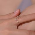 New 2025 26 Letter Opening Rings Adjust New.