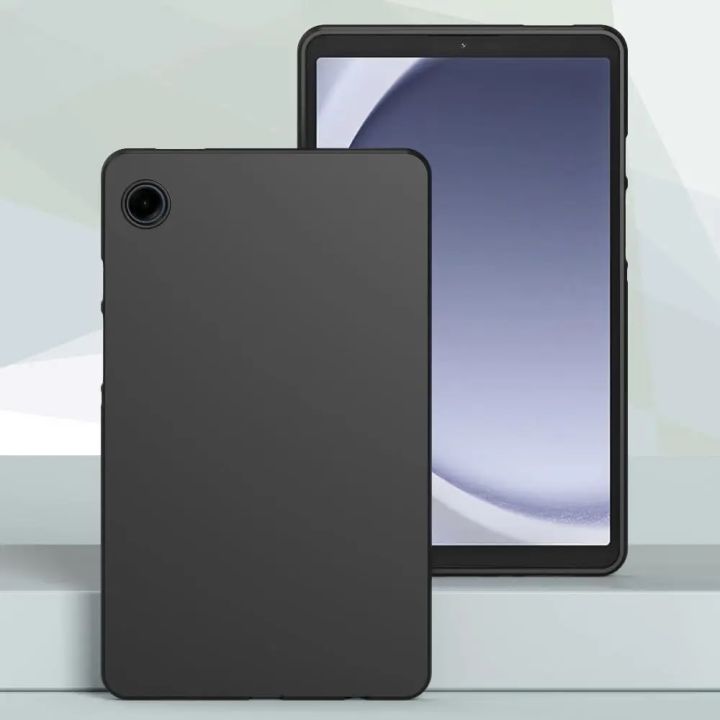 Samsung Galaxy Tab A9 SM-X115/X110-8.7 inches Soft TPU Back Cover Black Color for Samsung Galaxy Tab A9 SM-X115/X110