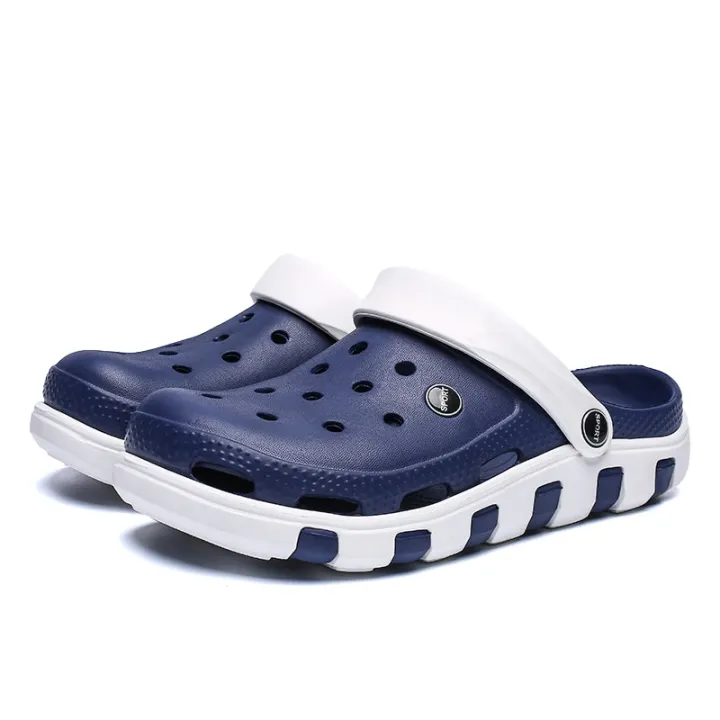 2021%20Sandals%20Mens%20Womens%20Summer%20Non-slip%20Hole%20Shoes%20New%20Cookkk%20Clogs%20EVA%20Garden%20Mules%20Beach%20Flat%20Male%20Slippers%20-%20Image%204