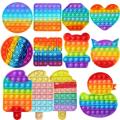 Push Pop Pop Bubble Fidget Sensory Toy Stress Relief Kid Tiktok Game School Fun. 
