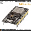 NodeMcu ESP32 ESP32S Wroom 38 Pin Big Size Version Built-in WIFI + BLUETOOTH Module Dual Core 32BIT, 240MHZ for Robotics, IOT, DIY Electronic. Alternative of Arduino and Raspberry pi.. 