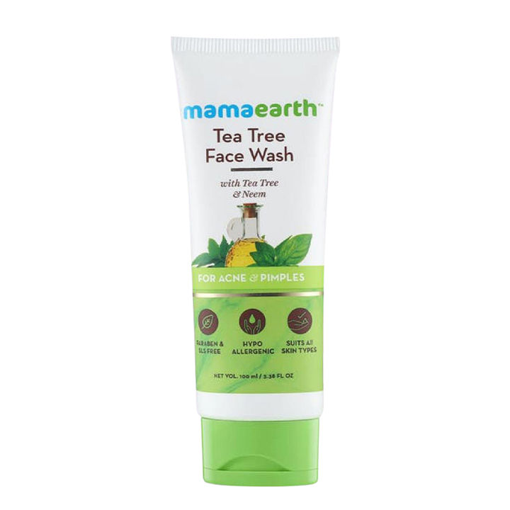 Indian%20Product%20Mamaearth%20Tea%20Tree%20Face%20Wash%20For%20Acne%20&%20Pimples-100ml%20-%20Image%202