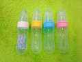 Silicone Baby Bottle Spoon Feeder 90ML Full Body Silicone (1ps) - Color as per stock. 