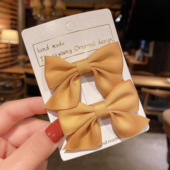 %E3%80%90The%20road%20to%20happiness%20Store%E3%80%912Pcs/Set%20Little%20Girl%20Hair%20Clips%20Cute%20Bows%20Kids%20Baby%20Hairpins%20Solid%20Color%20Bowknot%20Girls%20Hair%20Accessories%20-%20Image%202
