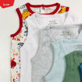 Baby Boys Girls Organic Cotton Sleeveless Camisole Romper Top From Levin.