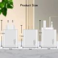 120W 3PD Ports +2USB Ports Mobile Phone Charger Multi Port Fast Charging USB C Charger US/UK/EU Plug For Samsung IPhone Charger. 