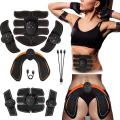 Electrical EMS Abs Muscle Stimulator Massager Abdominal Hip Trainer Waist Trimmer For Arm Leg Body Shaping Massage Equipment. 