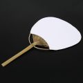 60 pcs/lot wedding White Paddle Fan for wedding decoration.