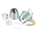 Coffee Maker Aluminum Mocha Espresso Percolator Pot Coffee Maker Moka Pot 3cup Stovetop Coffee Maker-150ml. 