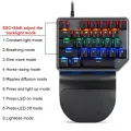 Motospeed K27 Gaming Mechanical Keyboard 27 Key Wired LED Backlight Single Handed Numpad Computer Keypad Red Switch For Laptop. 