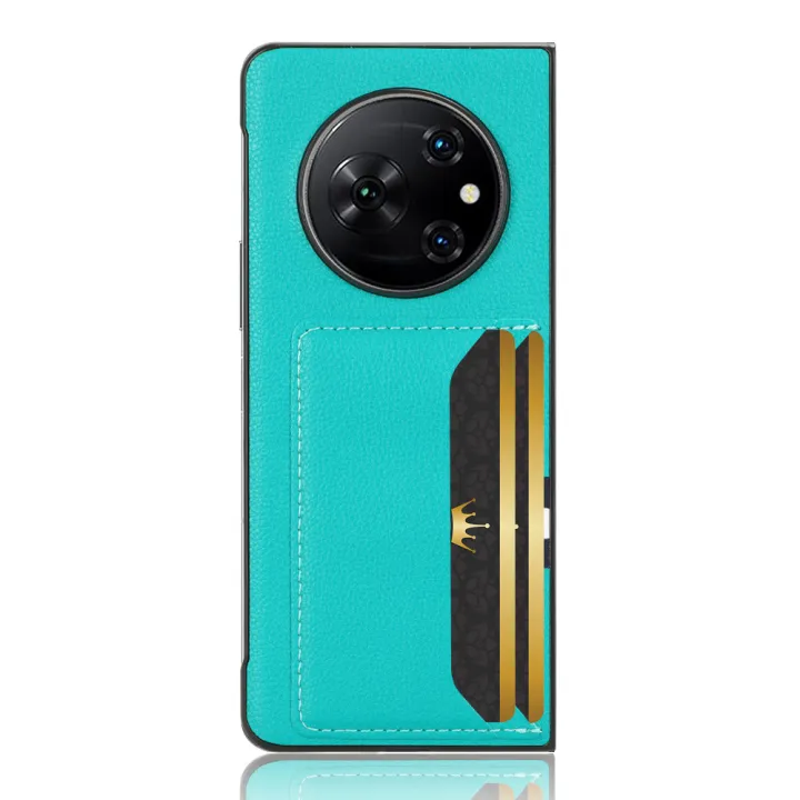%E3%80%90Wireless%E3%80%91%20Applicable%20Voice%20Transmission%20Phantom%20V%20Fold%20Litchi%20Pattern%20Back%20Cover%20Card%20Phone%20Case%20Protective%20Sleeve%20-%20Image%209