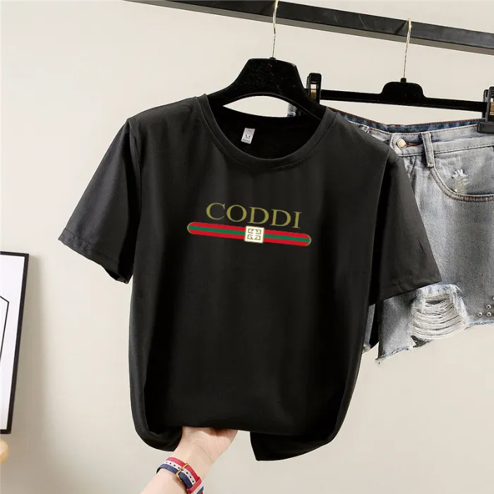 2024%20Korean%20Style%20Short%20Sleeve%20T%20T-shirt%20Female%20Summer%20Students%20Casual%20Crew%20Neck%20Top%20Letters%20Women's%20Printed%20Wear%20Batch%20-%20Image%206