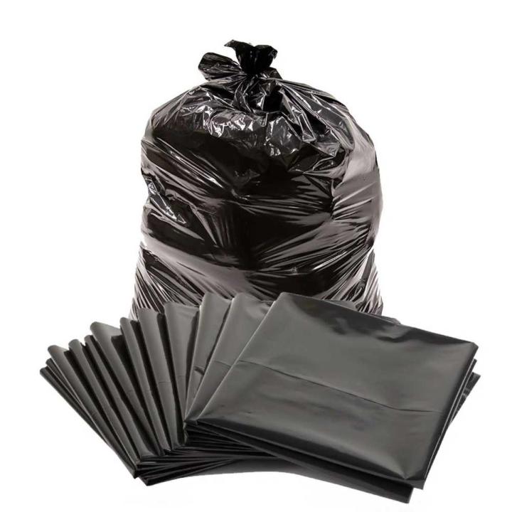 Large Capacity Bin Black Bag Trash Bag / Garbage 18 x 24 inch