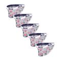 CMENIN Comfortable ORLVS (5 Pieces) Ice Silk Underwear Men Briefs U Convex Pouch Men Underpants Male Panties 5 Colors Mens OR6111.