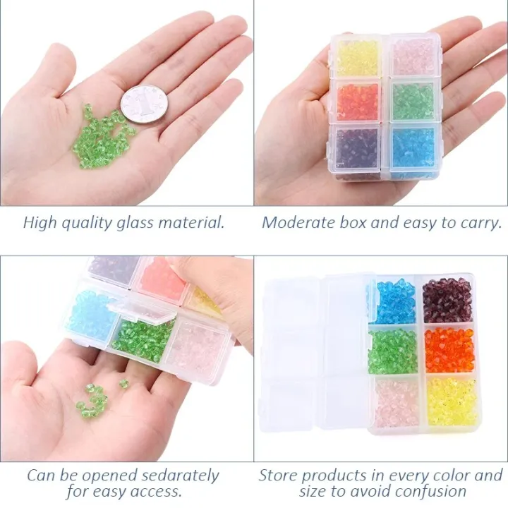 600pcs/lot%204mm%20Plated%20Color%205238%20Bicone%20Beads%20Loose%20Spacer%20Beads%20Austria%20Jewelry%20Beads%20for%20Sewing%20Diy%20Supplies%20Jewelry%20Making%20-%20Image%204