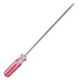 6mm Philips Tip Long Blade Screwdriver Hand Tool Red + Transparent.