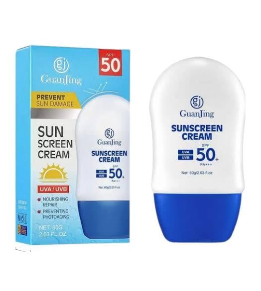 Guanjing Prevent Sun Damage Sunscreen Cream (Korean Glow Flora)