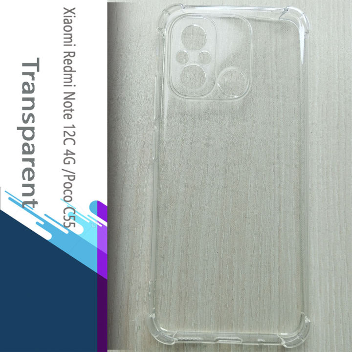 Yonpor%20HS%20series%20Case%20For%20Xiaomi%20Redmi%20Note%2012C%204G%20/%20Poco%20C55%20-%20Crystal%20Clear%20Soft%20TPU%20Ultra-Thin%20Transparent%20Flexible%20Protective%20Mobile%20Phone%20Back%20Cover%20-%20Image%203