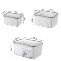 Refrigerator Storage Box Fridge Organizer Fresh Vegetable Fruit Boxes Drain Basket Storage Containers Pantry Kitchen Organizer. 