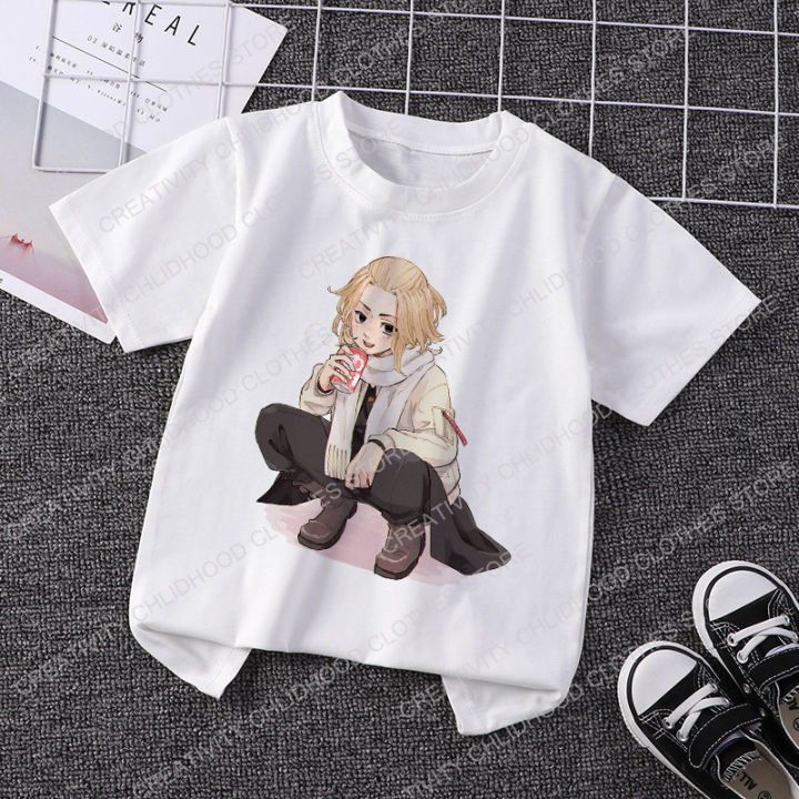 New%20Tokyo%20Revengers%20Children's%20T-Shirt%20Clothes%20Kid%20Kawaii%20Anime%20Manga%20Cartoons%20Boy%20Girl%20T%20Shirts%20Harajuku%20Fashion%20Casual%20Top%20Tee%20-%20Image%202