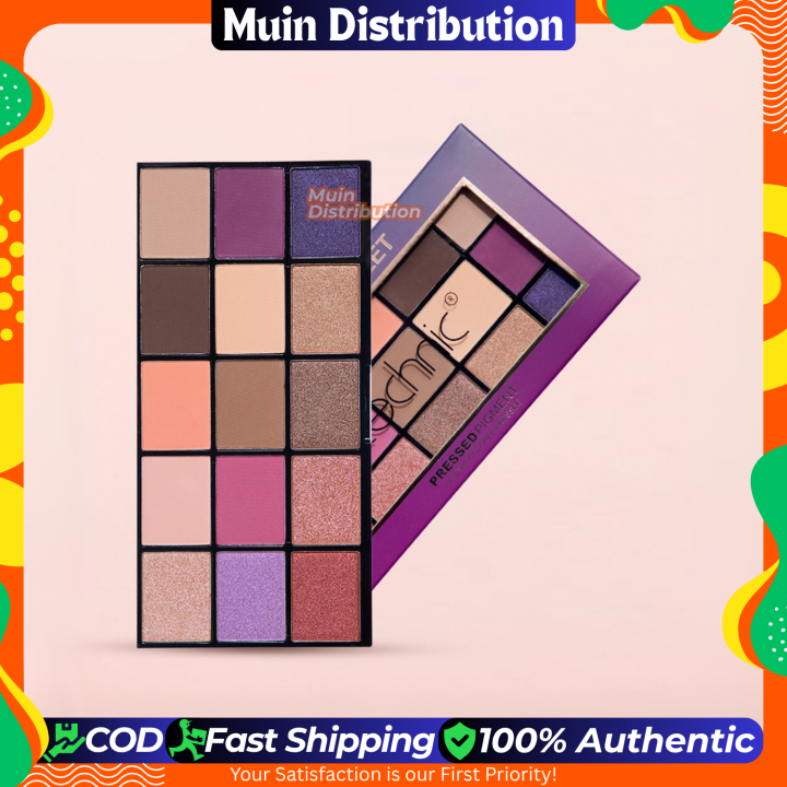 〽️ Technic Persian Violet 15 Color Pressed Pigment Eye Shadow Palette - Persian Violet - 30g