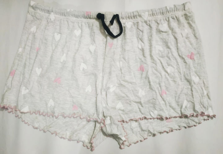 Women Cotton Shorts Light Ash color