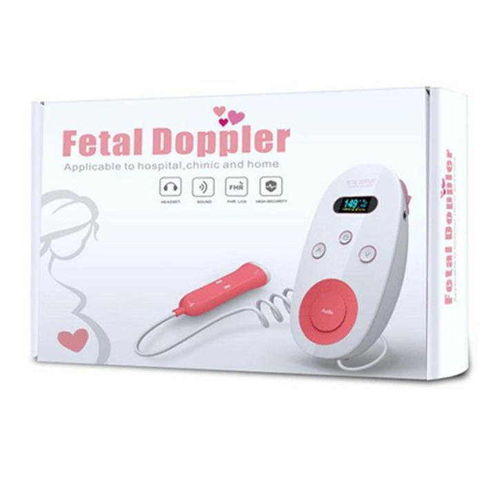 Fetal Doppler Upgraded Fetal Home Pregnancy Heart Rate Monitor Baby ...