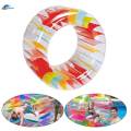 Swimming Pool Floats, Outer Dia 39in Kids Colorful Inflatable Water Wheel Roller Float Giant Roll.