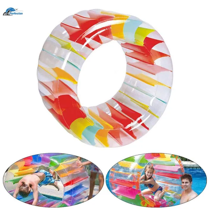 Swimming%20Pool%20Floats,%20Outer%20Dia%2039in%20Kids%20Colorful%20Inflatable%20Water%20Wheel%20Roller%20Float%20Giant%20Roll%20-%20Image%203