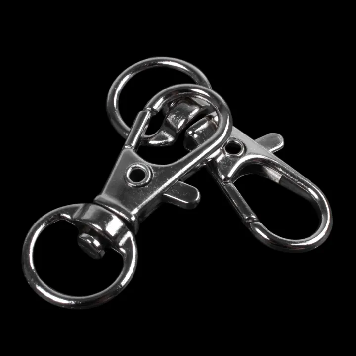 20Pcs%20Metal%20Clasp%20Swivel%20Trigger%20Clips%20Snap%20Hooks%20Key%20Ring%20Bags%20DIY%20Craft%20Silver%20-%20Image%208