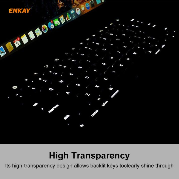 %EF%BC%88COD)ENKAY%20TPU%20Keyboard%20Protector%20Cover%20for%20MacBook%20Pro%2013.3%20inch%20A1706%20/%20A1989%20/%20A2159%20&%20Pro%2015.4%20inch%20A1707%20/%20A1990%20(withTouch%20Bar)%20,%20US%20Version%20-%20Image%204