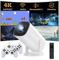 P30 Max Android 4K Projector + 2 Game Console + 3000 Games.