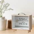 Adults Piggy Bank Wooden Frame Wood Money Box Travel Saving Bank Decorative Shadow Box for Living Room Dorm Restaurant Wedding Birthday Gift. 