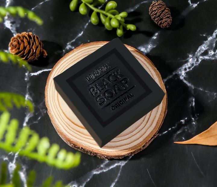 DR DAVEY Black Charcoal Soap Cleaning Soap 100g