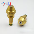 Brass Siphon Waste Oil Burner Nozzle, Diesel Heavy Fuel Jet, Cone Spray, Air Atomizing, Industry Boiler Combustion Injector. 