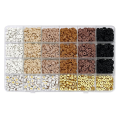 Clay Beads Bracelets for Women, Bracelet Making Kit Gold A.