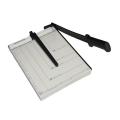 A4 Size Paper Cutter with Steel Base - White.
